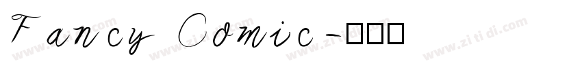Fancy Comic字体转换